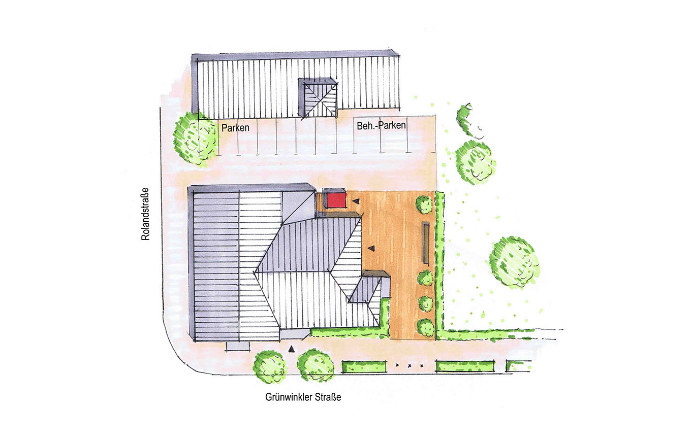 Altes Rathaus Bulach - Lageplan