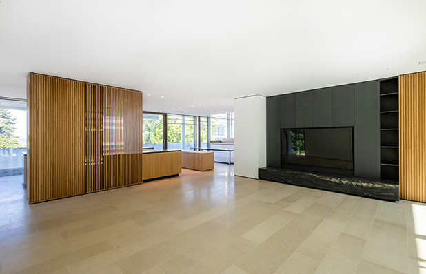 Fertigstellung Villa am Hang