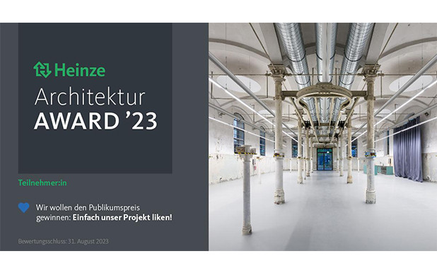 Heinze Architektur AWARD 2023 - Wir nehmen teil!