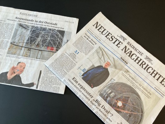 Neues Planetarium in Karlsruhe!