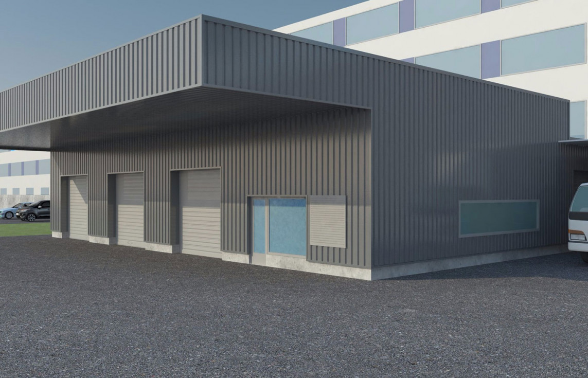 Neubau Wareneingang Slide 02