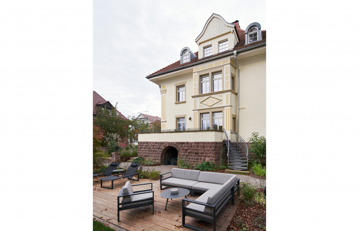 Architektur Ettlingen Kernsanierung einer Denkmalgeschützten Jugendstil-Villa