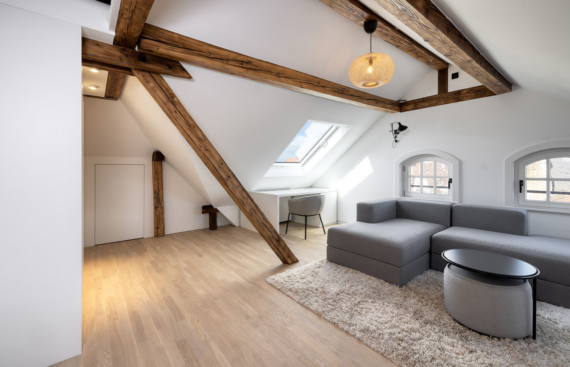 Umbau Wohnungen im Dachraum Architektur_Karlsruhe