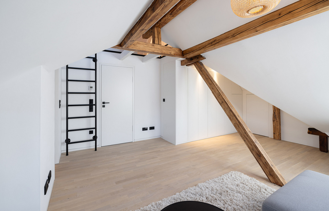 Umbau Wohnungen im Dachraum Architektur_Karlsruhe